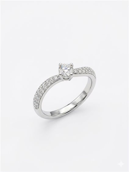 Anello Giorgio Visconti Donna in Oro Diamante 0.27 Ct AB13205 - AB13205